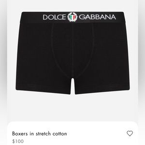 Dolce&Gabbana Boxers in stretch cotton sz 4
